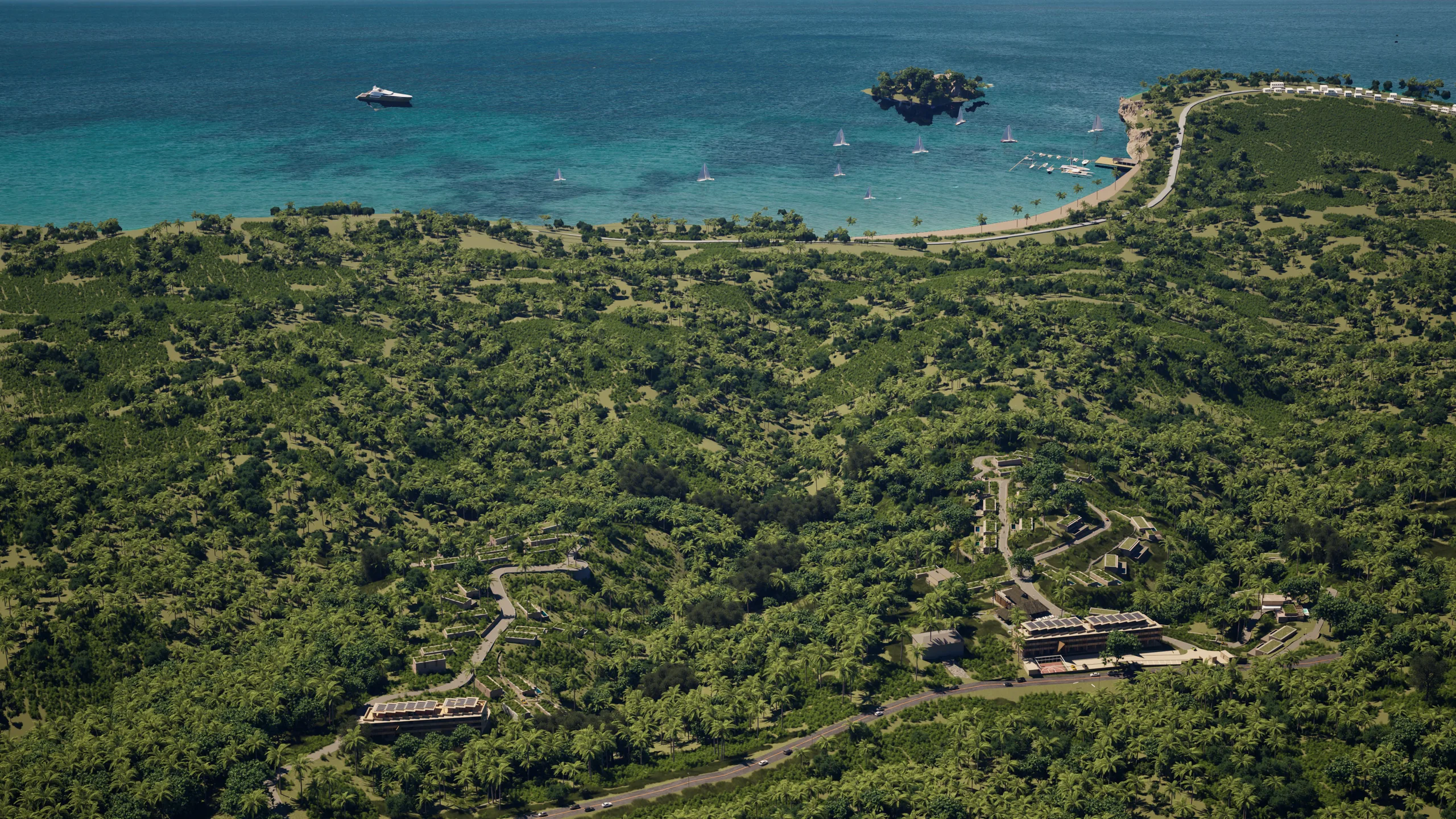 Nomad City — private town on the hills of Monte Rojo, Samaná Peninsula